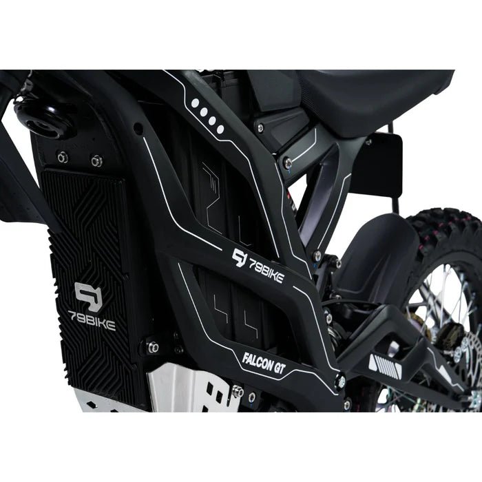 gt moto bicycle 79Bike Falcon GT Electric Dirtbike, White / Black Seat