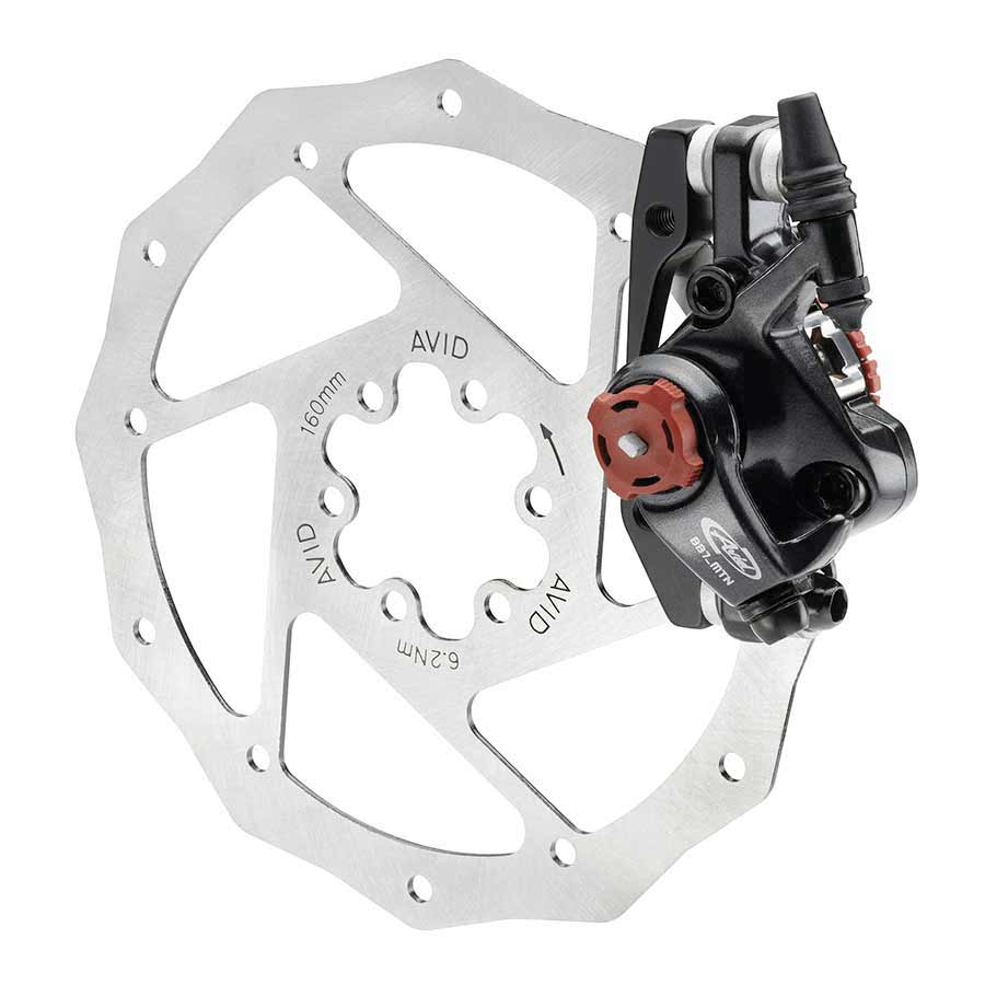 Avid, BB7 MTB, Mechanical disc brake, Grey, Front or rear, No rotor, No adapter - EMOTO Supply Co.