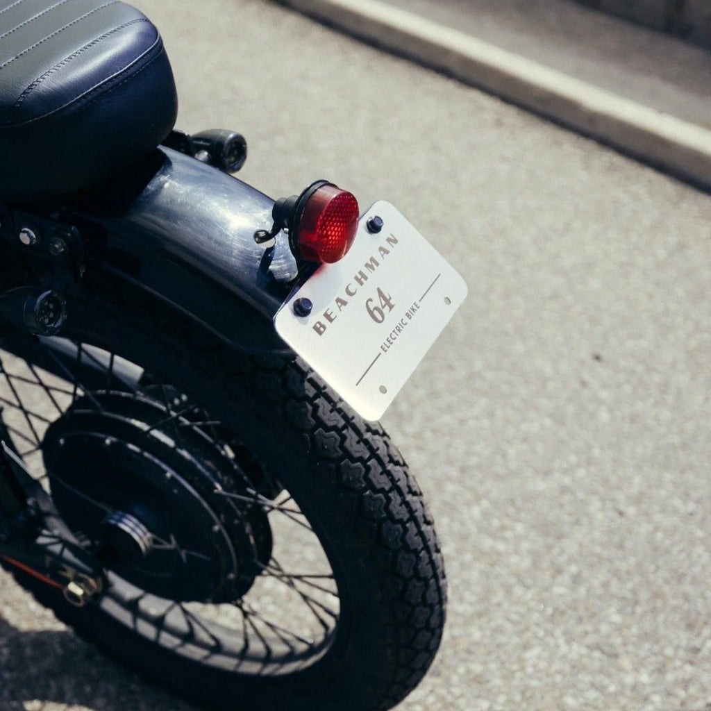 Beachman '64 Number Plate - EMOTO Supply Co. - Accessory - Beachman