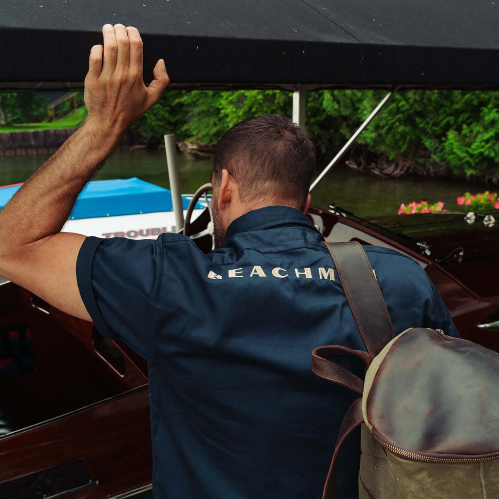 Beachman Blue Collar Work Shirt - EMOTO Supply Co. - Apparel - Beachman