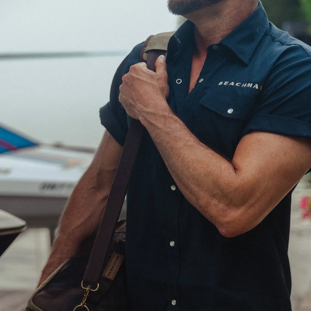 Beachman Blue Collar Work Shirt - EMOTO Supply Co. - Apparel - Beachman