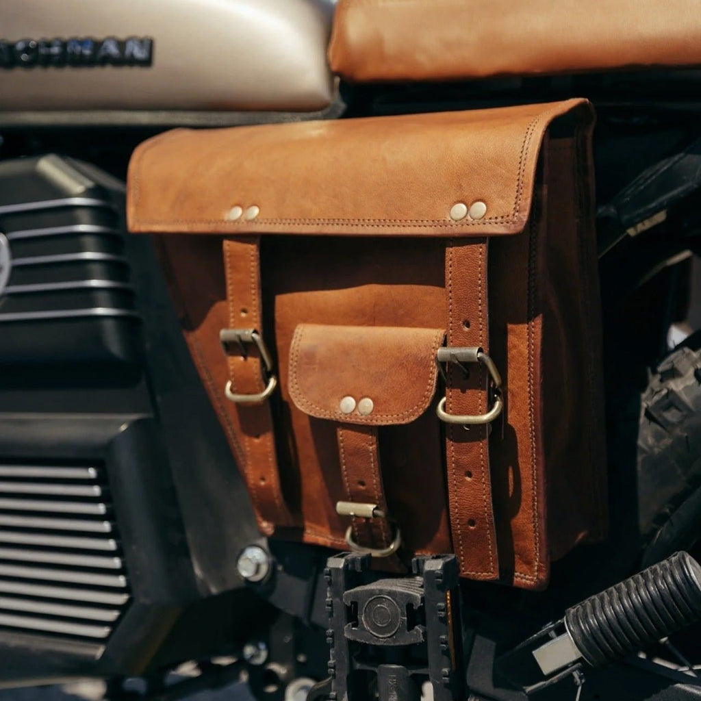 Beachman Leather Saddle Bag - EMOTO Supply Co. - Accessory - Beachman