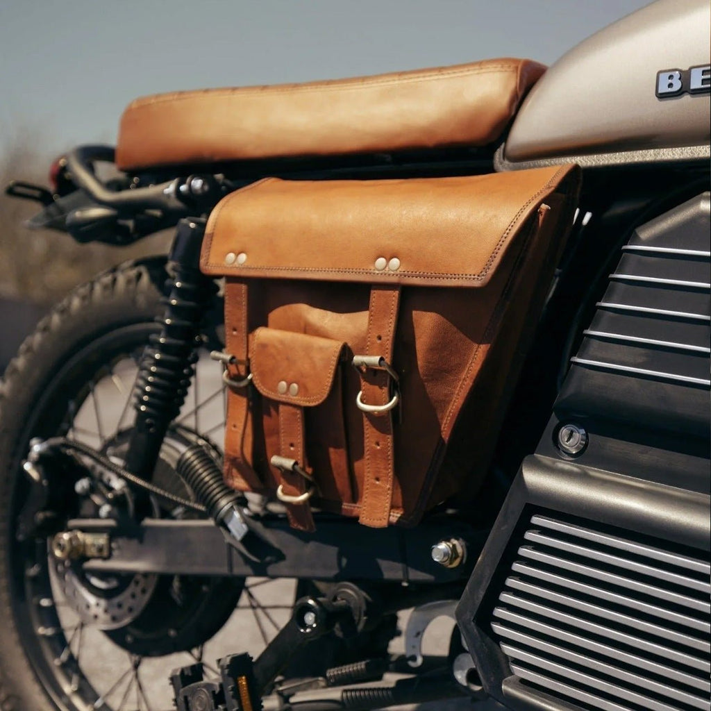 Beachman Leather Saddle Bag - EMOTO Supply Co. - Accessory - Beachman