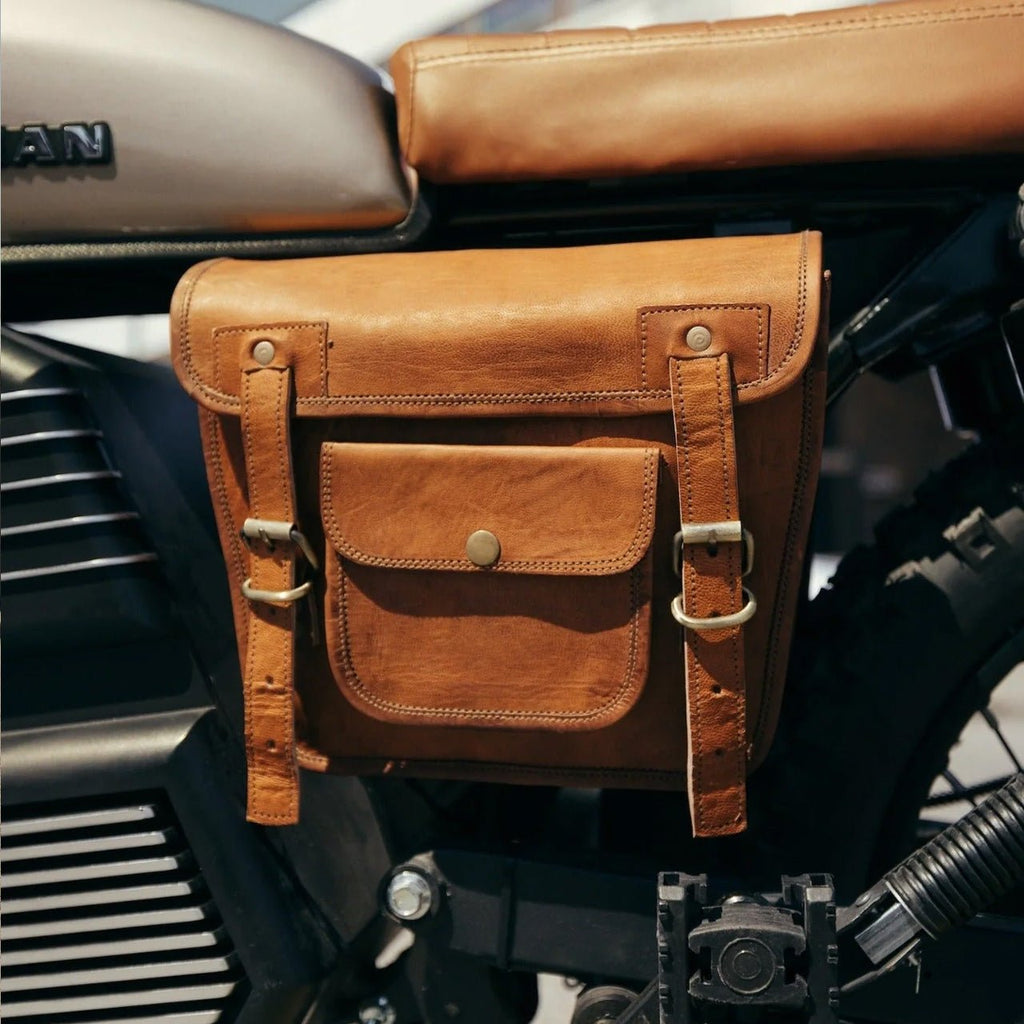 Beachman Leather Saddle Bag - EMOTO Supply Co. - Accessory - Beachman