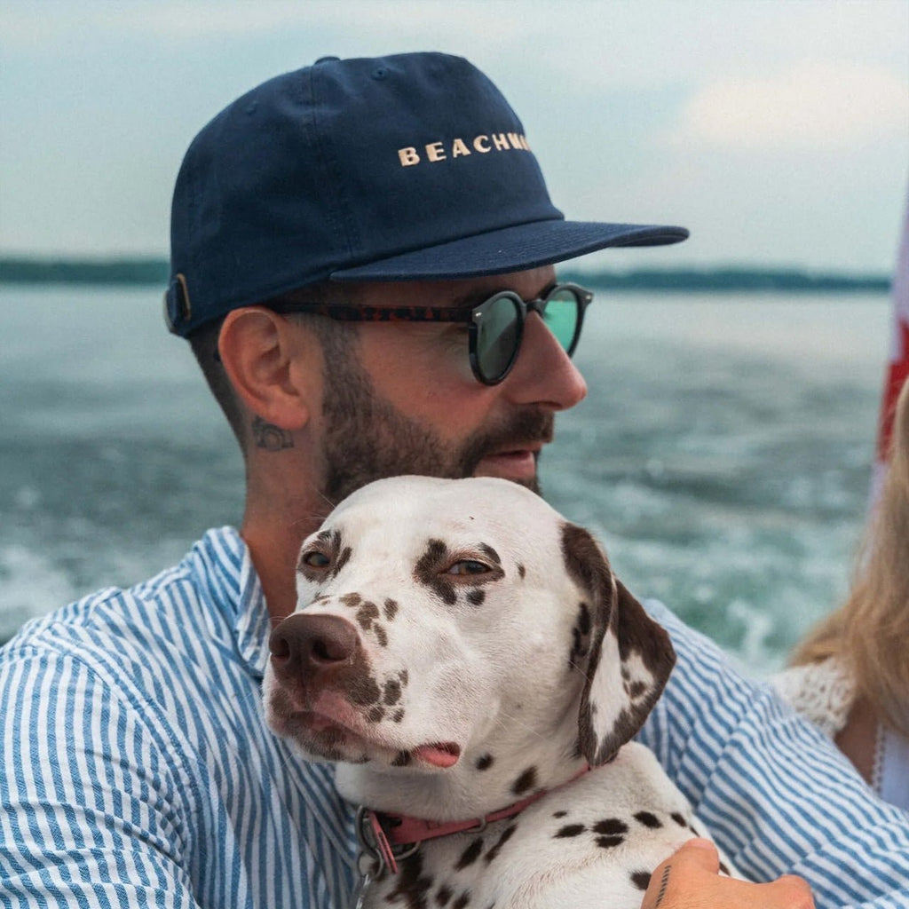 Beachman Navy Beach Cap - EMOTO Supply Co. - Apparel - Beachman