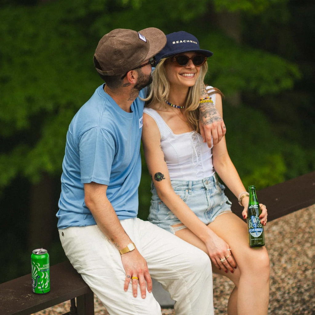 Beachman Navy Beach Cap - EMOTO Supply Co. - Apparel - Beachman