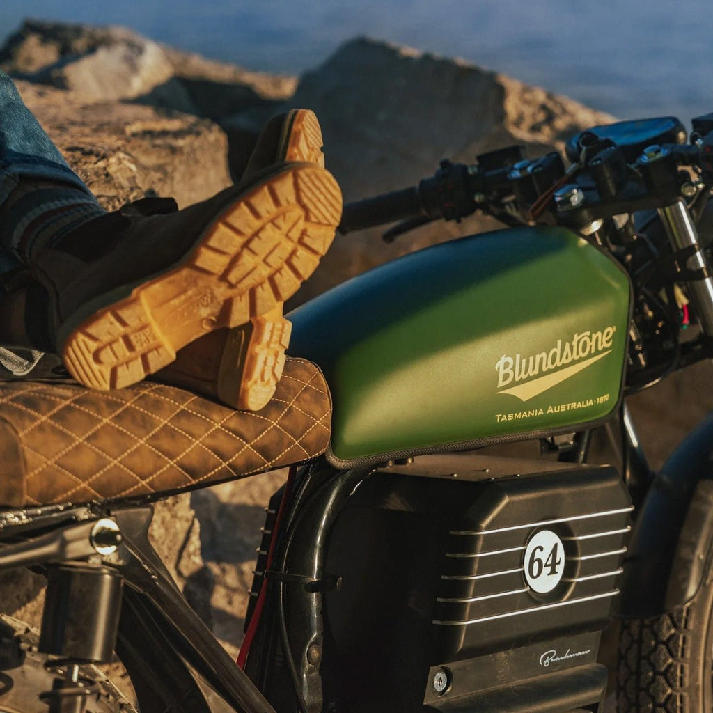 Beachman Official Blundstone Classic 585 Rustic Brown Leather Seat - EMOTO Supply Co. - Accessory - Beachman