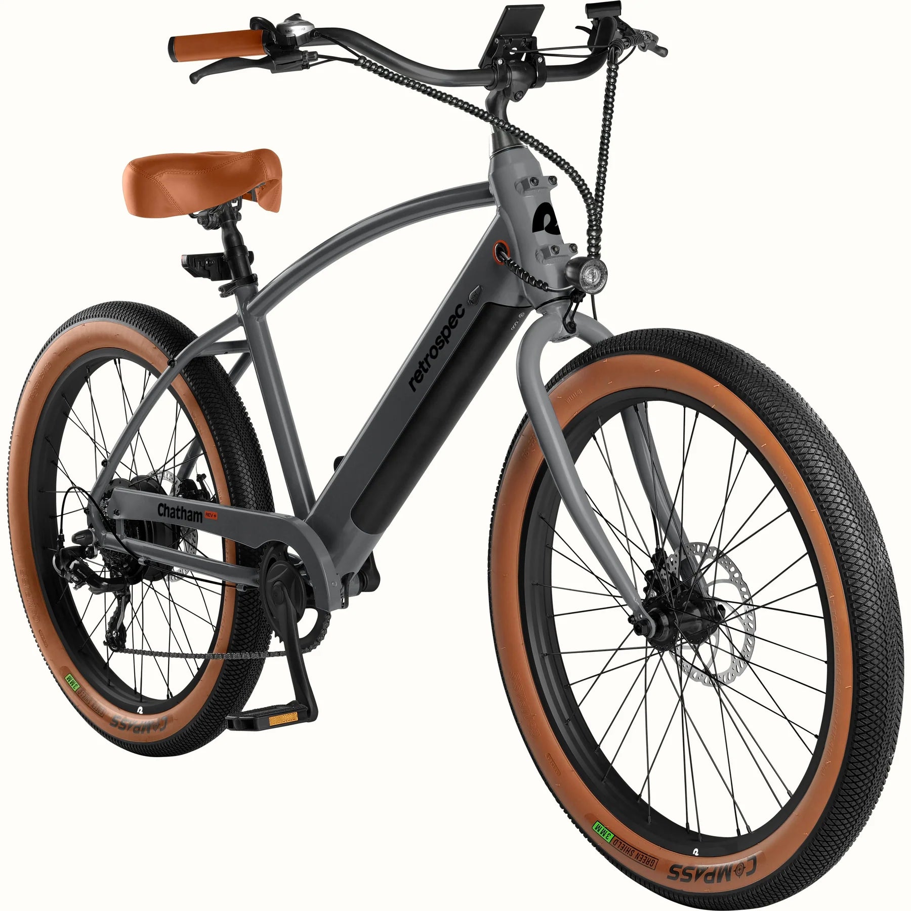 beach cruiser electric bicycle Chatham Rev+ Beach Cruiser Electric Bike