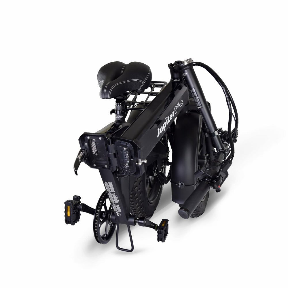 jupiter smart folding electric bicycle Jupiter Bike Defiant Fat Tire Folding Electric Bike