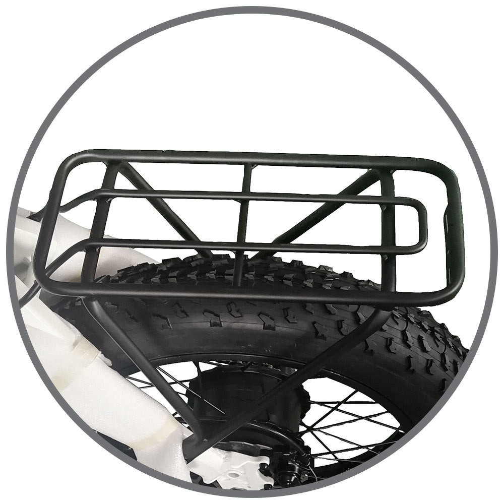 DEFIANT - REAR CARGO RACK W/ MOUNTING HARDWARE - EMOTO Supply Co. - Accessories - Jupiter