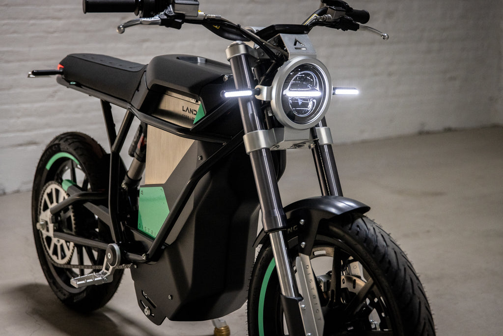District Street - EMOTO Supply Co. - Street Legal Electric Motorcycle - LAND