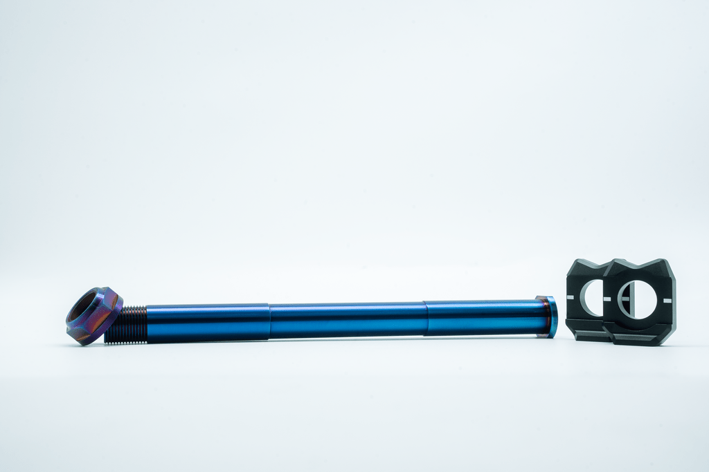 EBMX Competition Axle & Axle Blocks for SurRon Ultra Bee - EMOTO Supply Co. - Drive - Charged Powersports