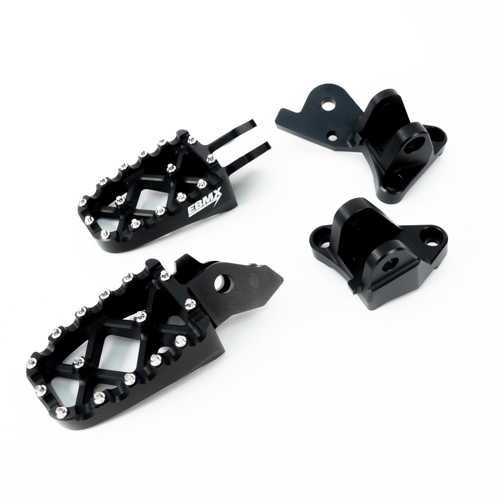 EBMX Competition Foot Pegs and Mounts for Ultra Bee - EMOTO Supply Co. - Cockpit - Controls - Charged Powersports