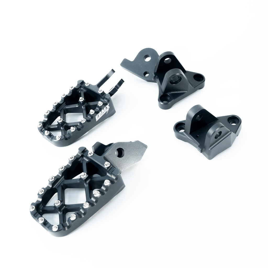EBMX Competition Foot Pegs and Mounts for Ultra Bee - EMOTO Supply Co. - Cockpit - Controls - Charged Powersports