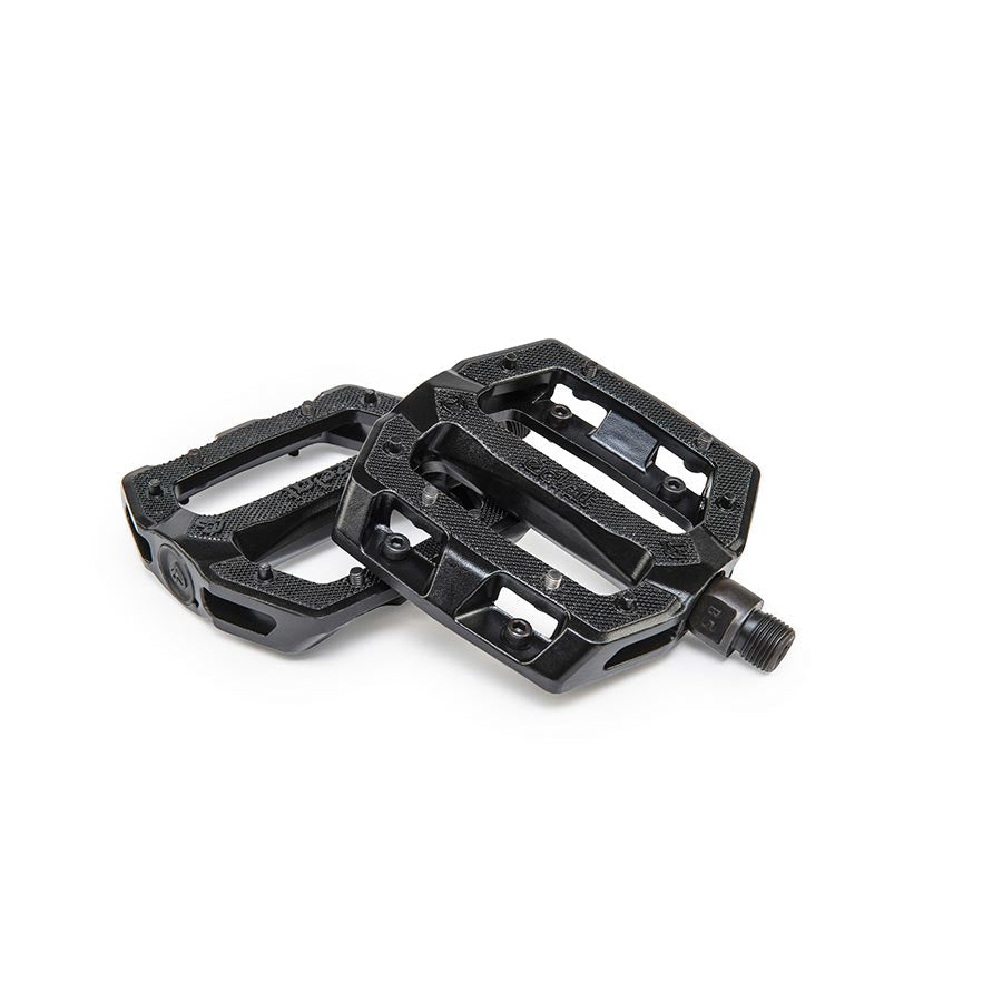Eclat, Slash Alloy, Platform Pedals, Body: Aluminum, Spindle: Cr - Mo, 9/16'', Black, Pair - EMOTO Supply Co. - Accessories - HLC