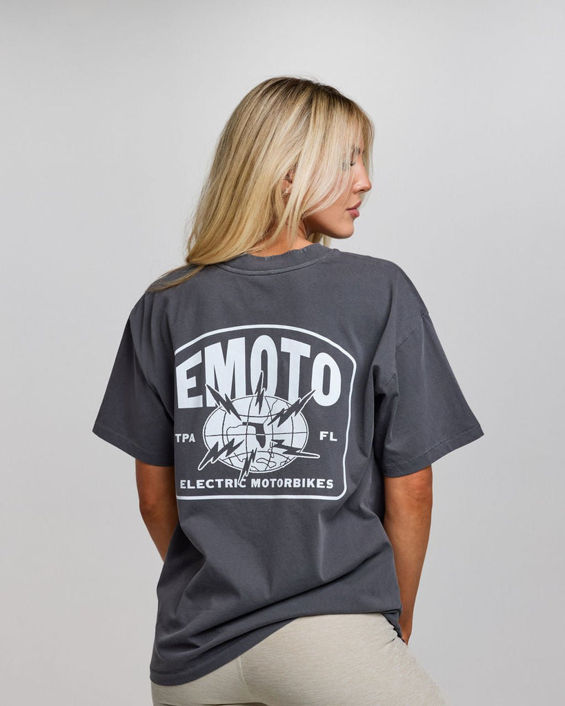 Electric Tee - Grey - EMOTO Supply Co.