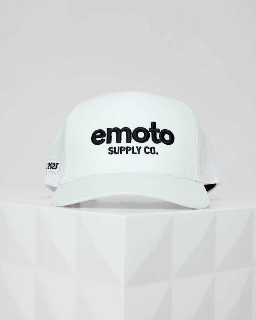 Essential Hat - White - EMOTO Supply Co.