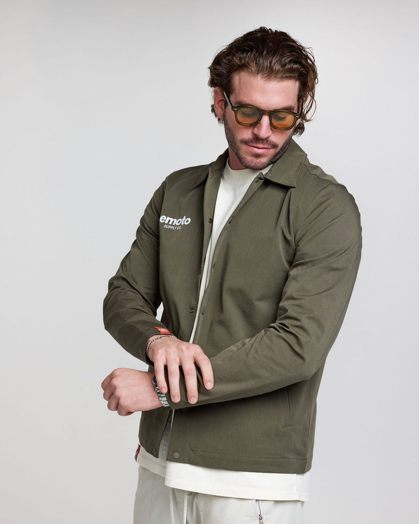 Essentials Jacket - Green - EMOTO Supply Co.