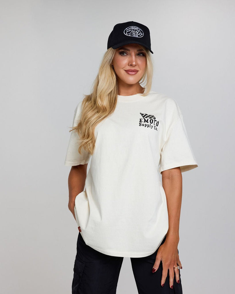 Gator Tee - Cream - EMOTO Supply Co. - Apparel - EMOTO Supply Co.