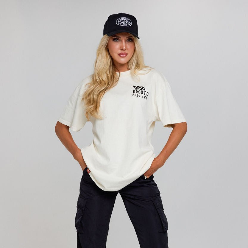Gator Tee - Cream - EMOTO Supply Co. - Apparel - EMOTO Supply Co.