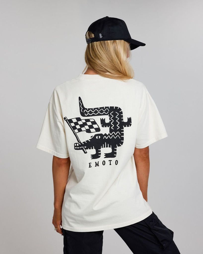 Gator Tee - Cream - EMOTO Supply Co. - Apparel - EMOTO Supply Co.