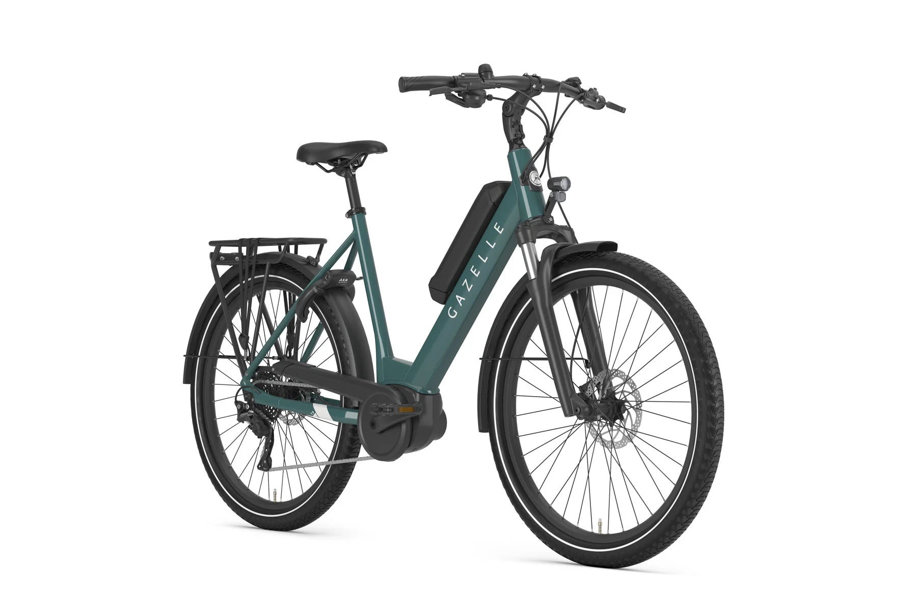 gazelle mountainbike Gazelle Medeo T9 City HMB Low-Step - Thyme Green