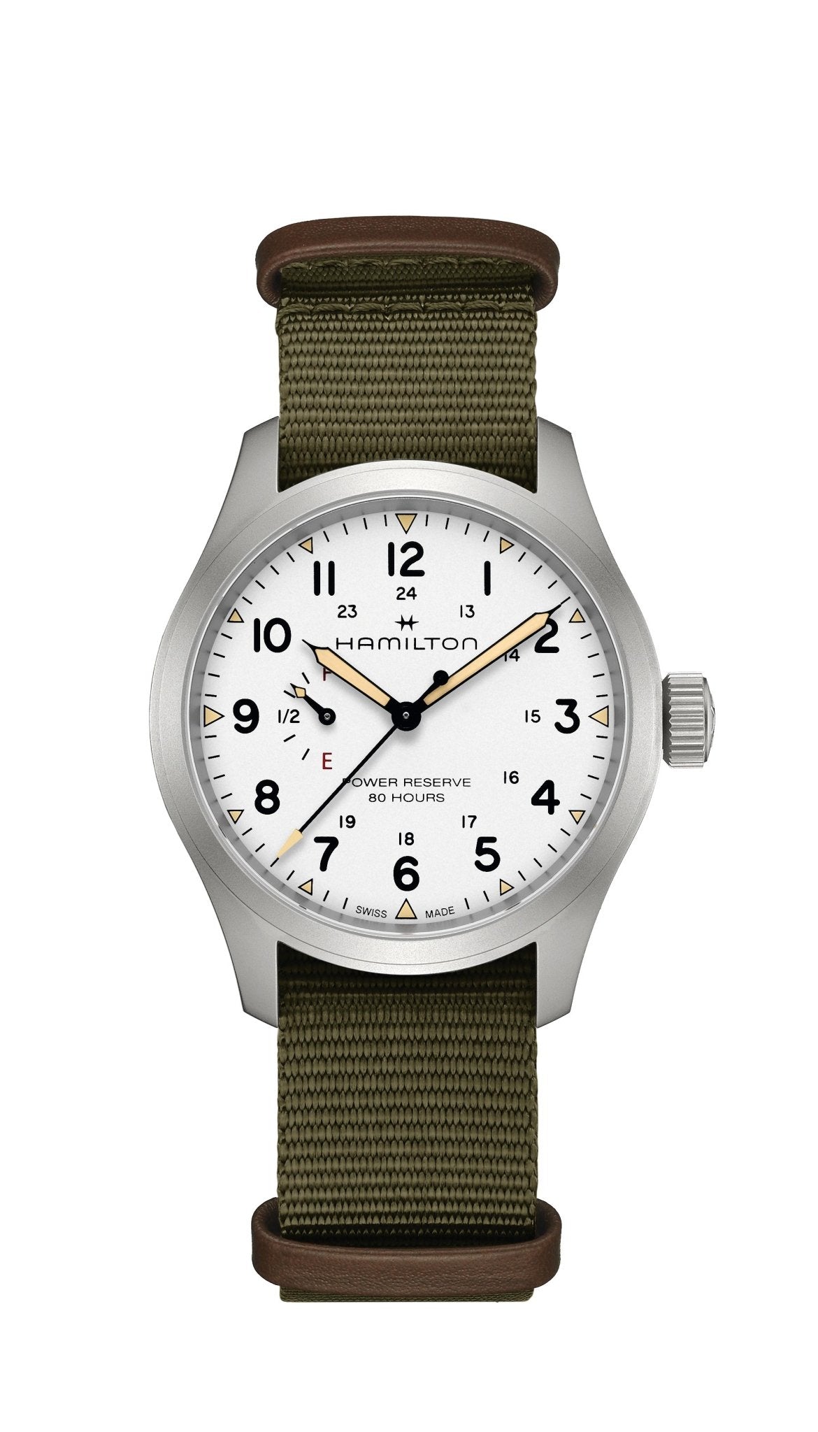 Khaki Field Mechanical Power Reserve 40mm | EMOTO Supply Co.