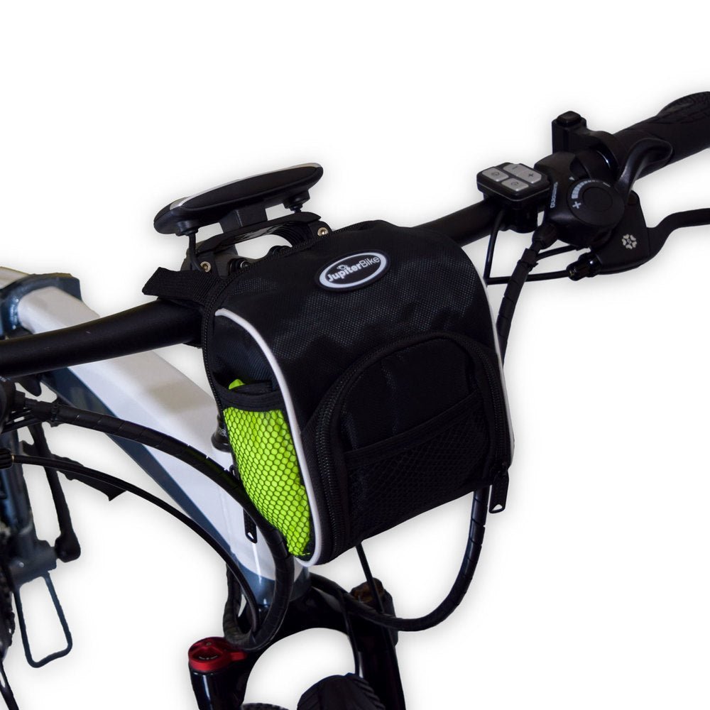HANDLEBAR BAG W/ WATERPROOF COVER FOR ALL JUPITERBIKES - EMOTO Supply Co. - Accessories - Jupiter
