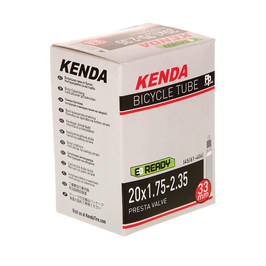 Kenda, Presta - Removable Valve Core, Tube, Presta, Length: 60mm, 27.5'', 2.00 - 2.40 - EMOTO Supply Co. - Accessories - HLC