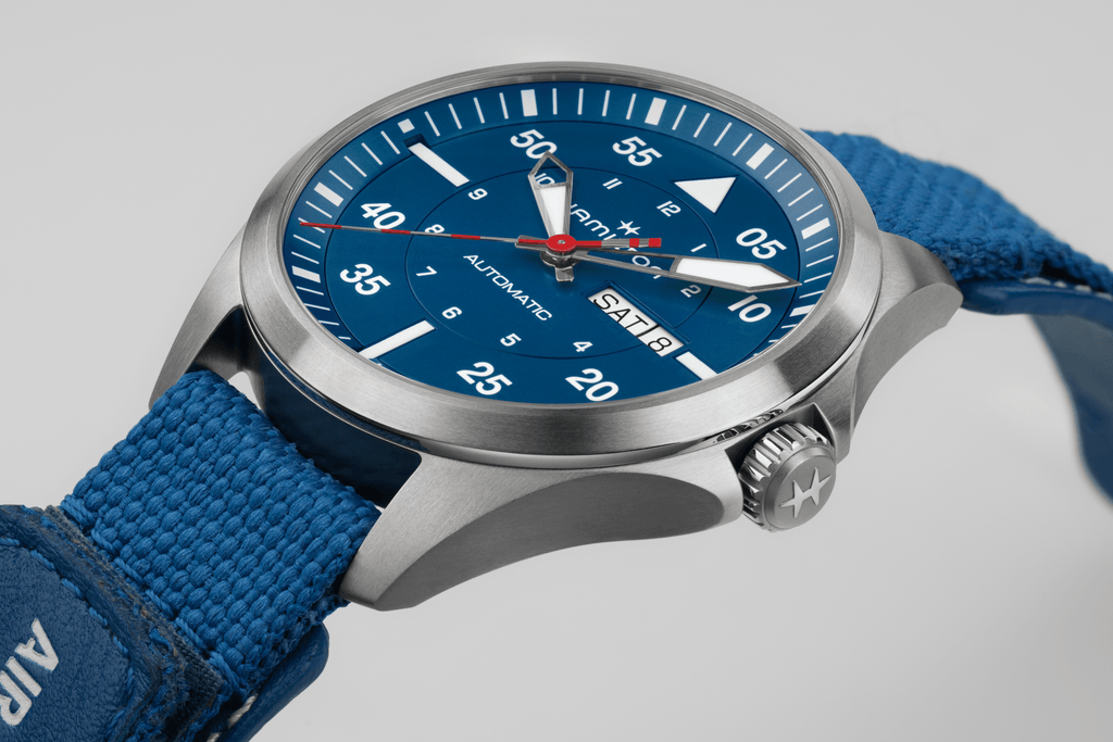 Khaki Aviation Pilot Day Date Auto - Air - Glaciers Edition - EMOTO Supply Co. - Essential accessories - Hamilton