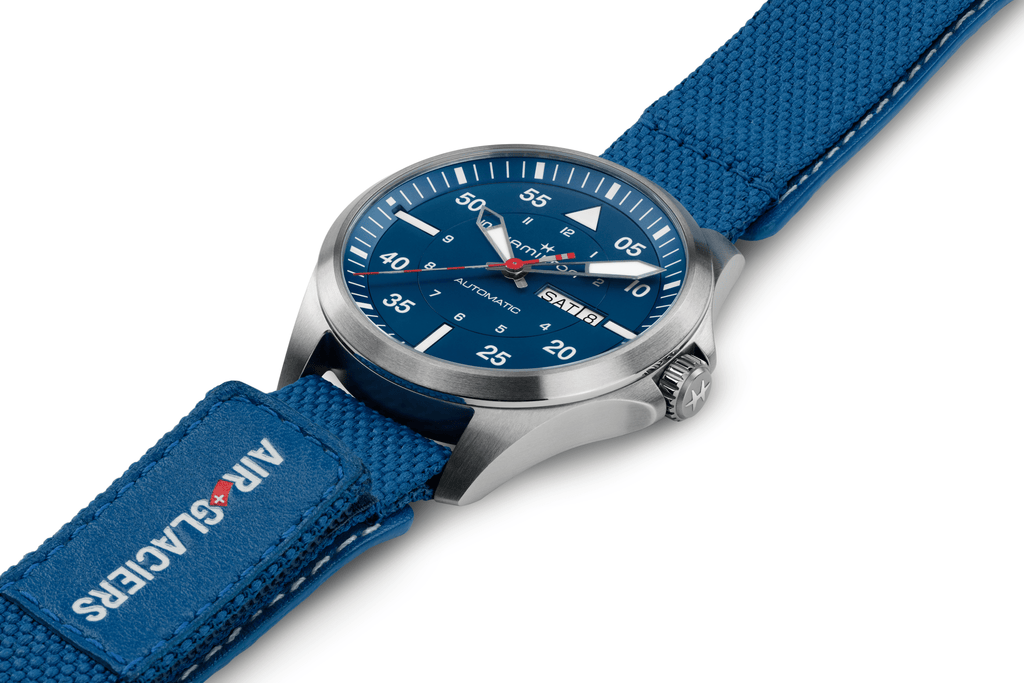 Khaki Aviation Pilot Day Date Auto - Air - Glaciers Edition - EMOTO Supply Co. - Essential accessories - Hamilton