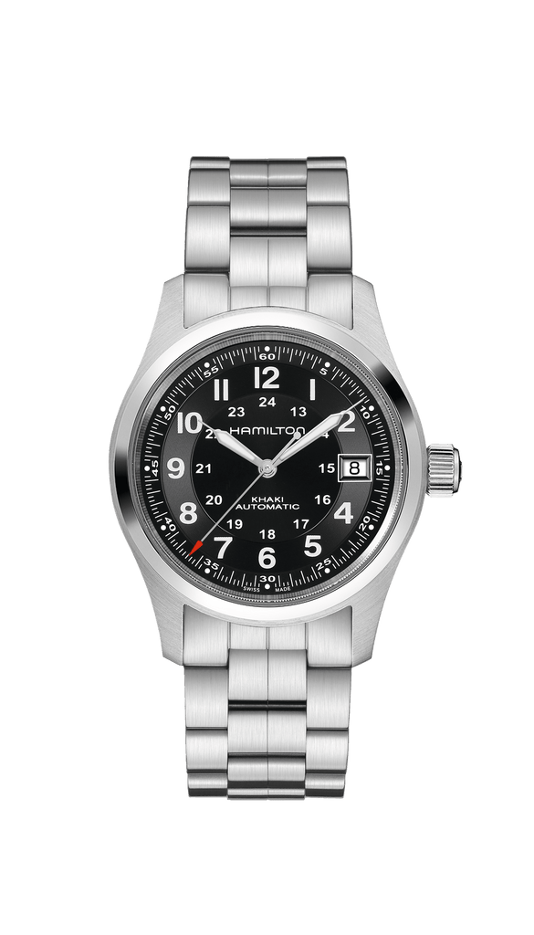 KHAKI FIELD AUTO 38MM BLACK - EMOTO Supply Co. - Essential accessories - Hamilton
