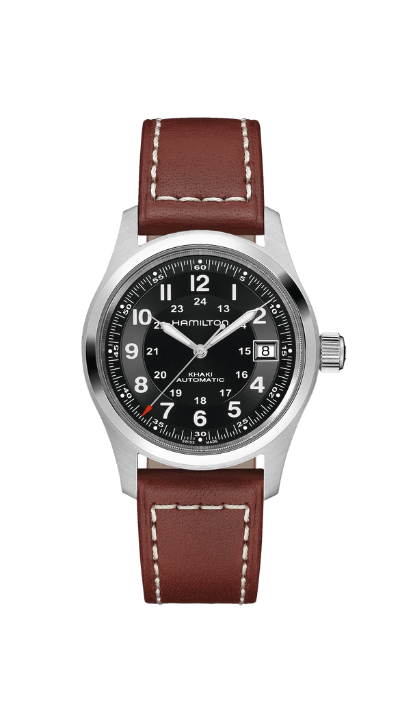 KHAKI FIELD AUTO 38MM BLACK - EMOTO Supply Co. - Essential accessories - Hamilton