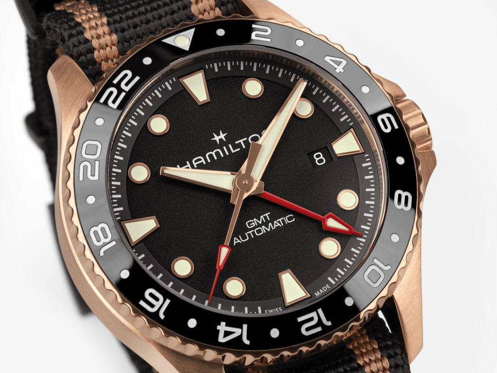 Khaki Navy Scuba Automatic GMT 43mm Bronze - EMOTO Supply Co. - Essential accessories - Hamilton