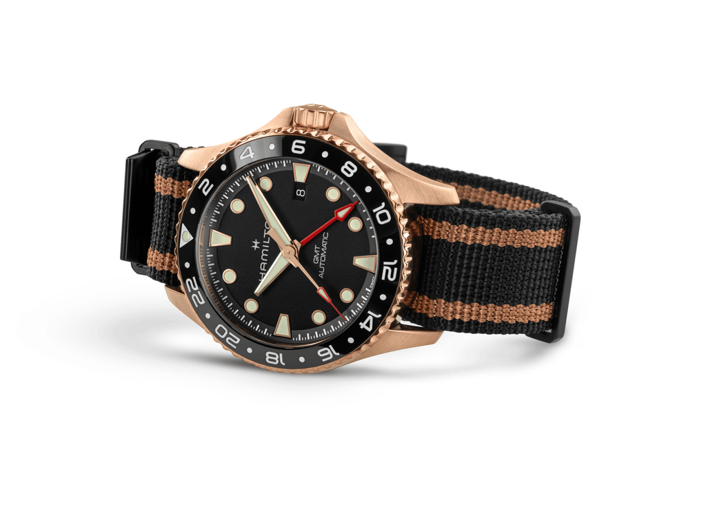 Khaki Navy Scuba Automatic GMT 43mm Bronze - EMOTO Supply Co. - Essential accessories - Hamilton