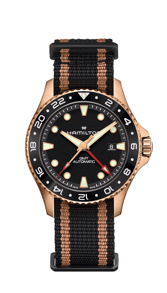 Khaki Navy Scuba Automatic GMT 43mm Bronze - EMOTO Supply Co. - Essential accessories - Hamilton
