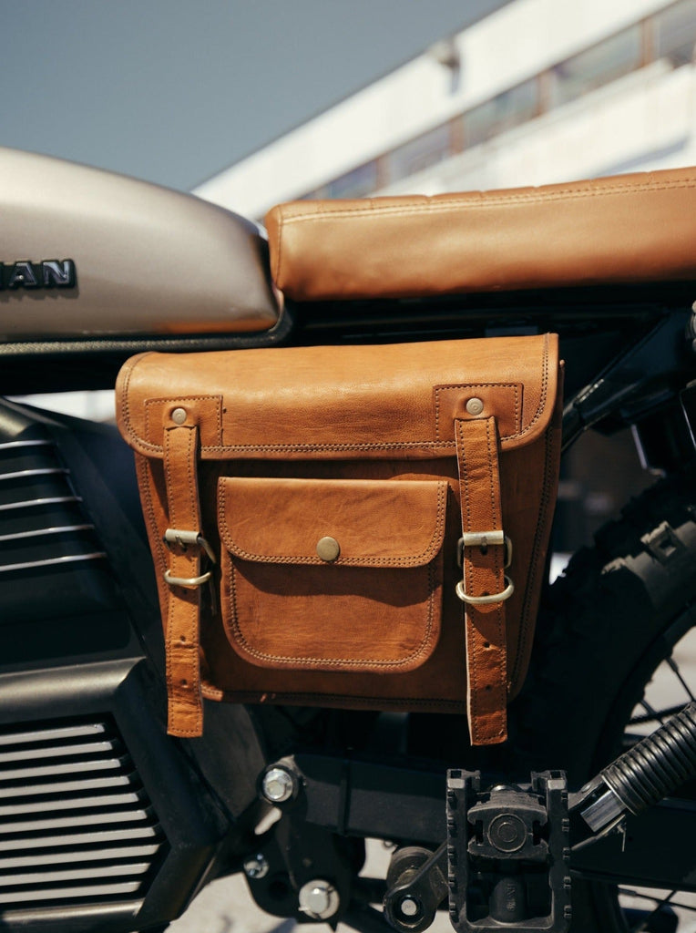 Leather Saddle Bag - EMOTO Supply Co.
