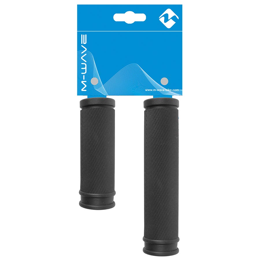 M - Wave, Cloud Slick, Grips, 130mm/85mm, Black - EMOTO Supply Co.
