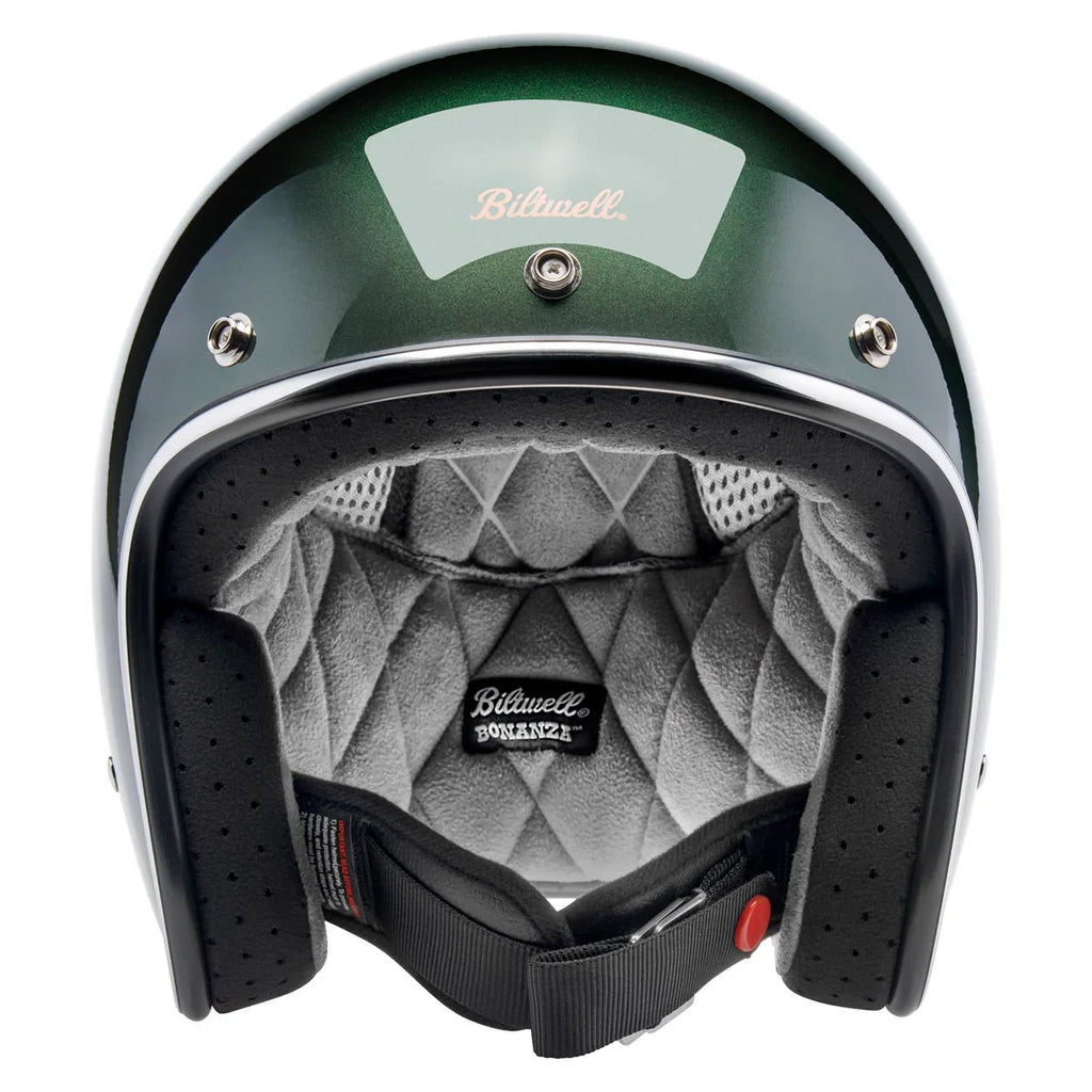 Metallic Sierra Green Bonanza - EMOTO Supply Co. - Helmet - Biltwell