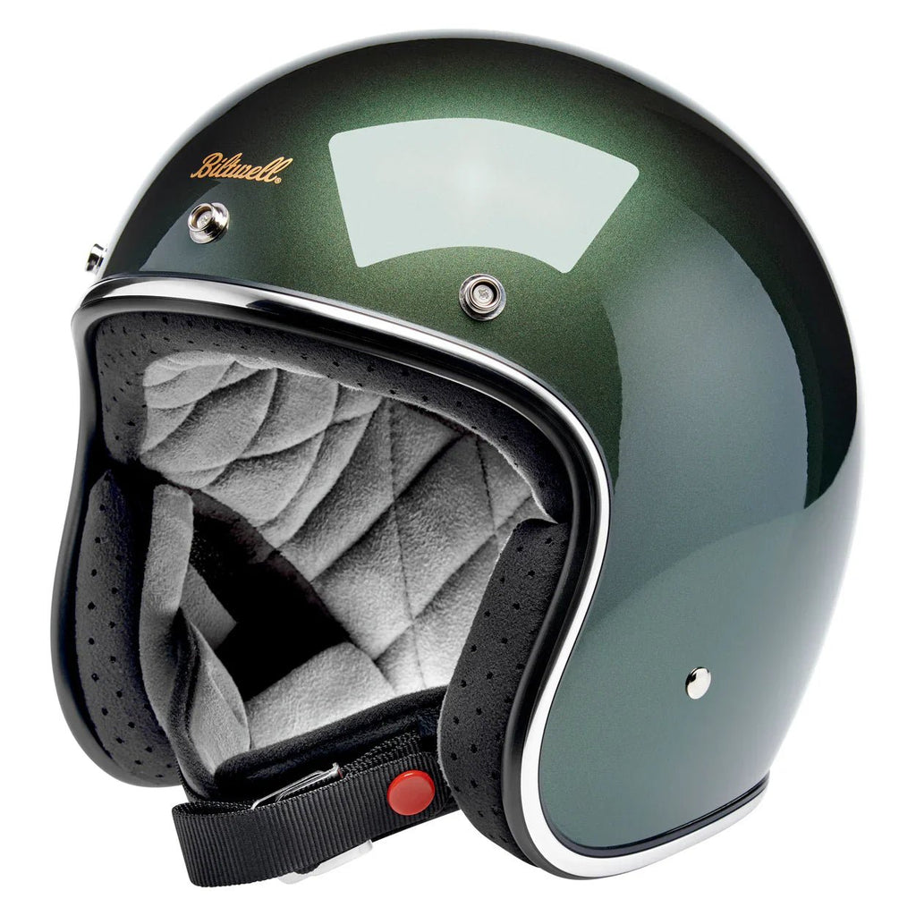 Metallic Sierra Green Bonanza - EMOTO Supply Co. - Helmet - Biltwell