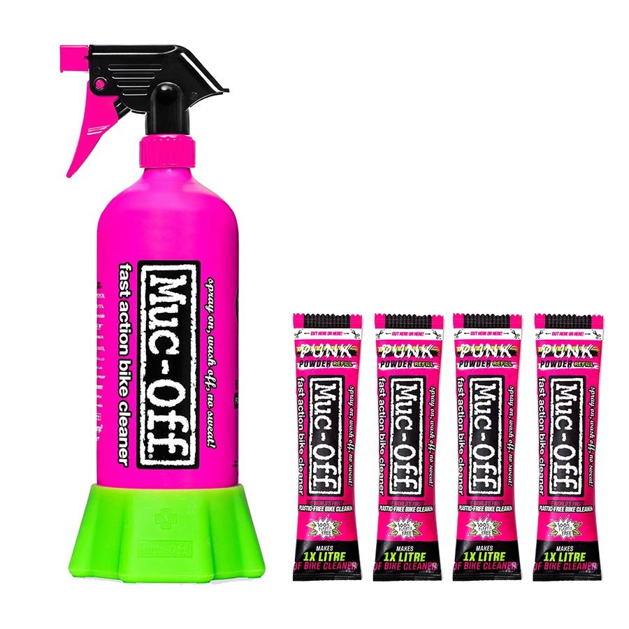 Muc - Off, Punk Powder, 4 x 30g and 1x Aluminum Bottle - EMOTO Supply Co.