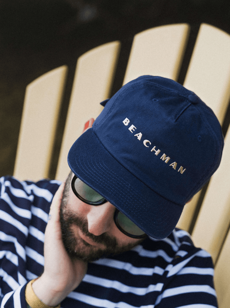 Navy Beach Cap - EMOTO Supply Co.