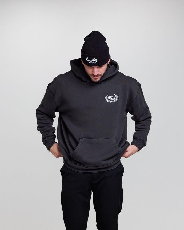 Racing Hoodie - Black - EMOTO Supply Co. - Apparel - EMOTO Supply Co.