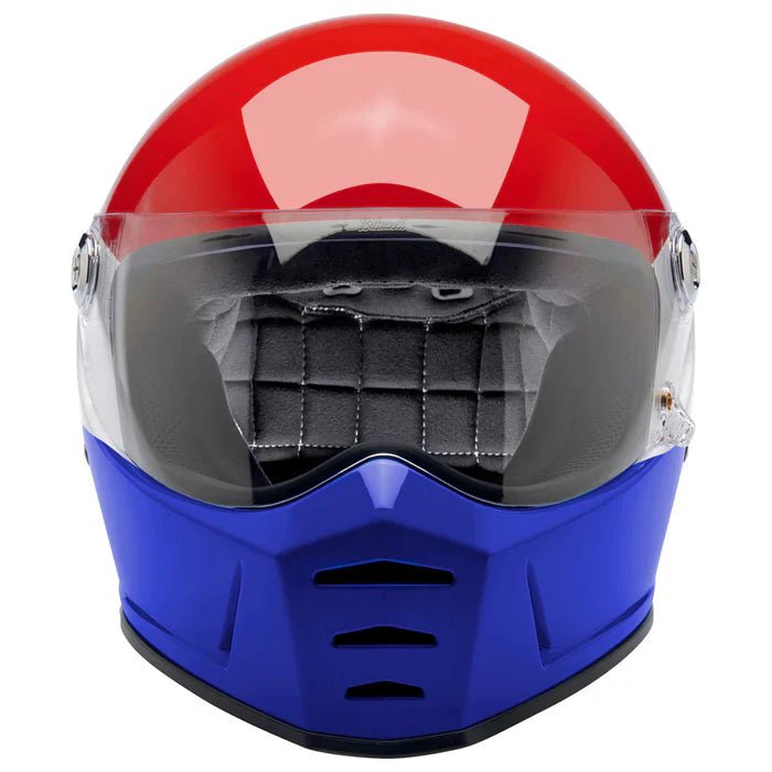 Red White Blue Lane Splitter - EMOTO Supply Co. - Helmet - Biltwell