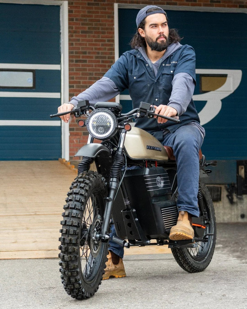 Scrambler Spec - EMOTO Supply Co. - Street Legal Electric Moped - Beachman