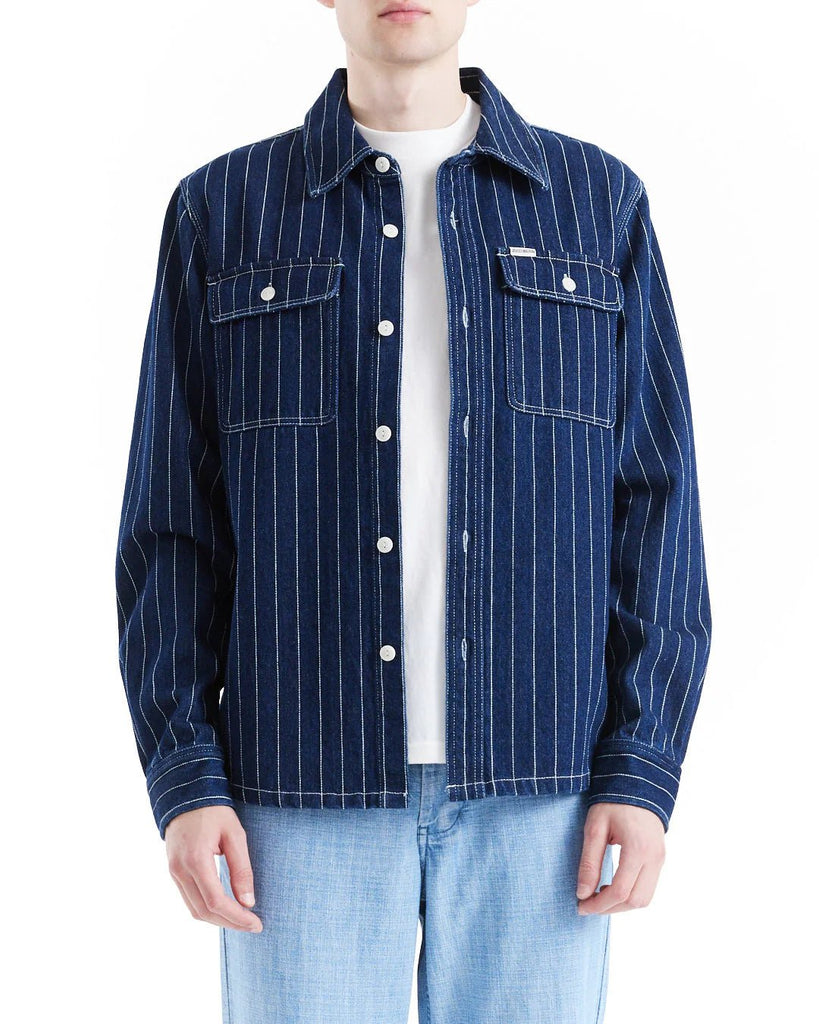 Vacay Stripe Denim Shirt - EMOTO Supply Co. - Deus Ex Machina USA