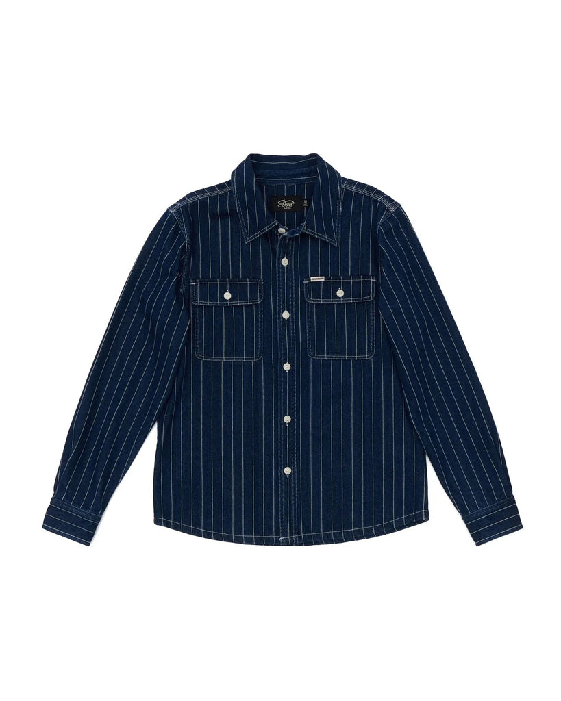 Vacay Stripe Denim Shirt - EMOTO Supply Co. - Deus Ex Machina USA