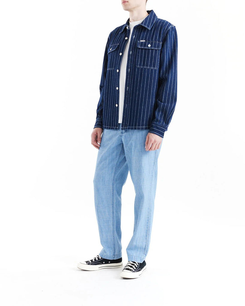 Vacay Stripe Denim Shirt - EMOTO Supply Co. - Deus Ex Machina USA